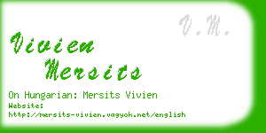 vivien mersits business card